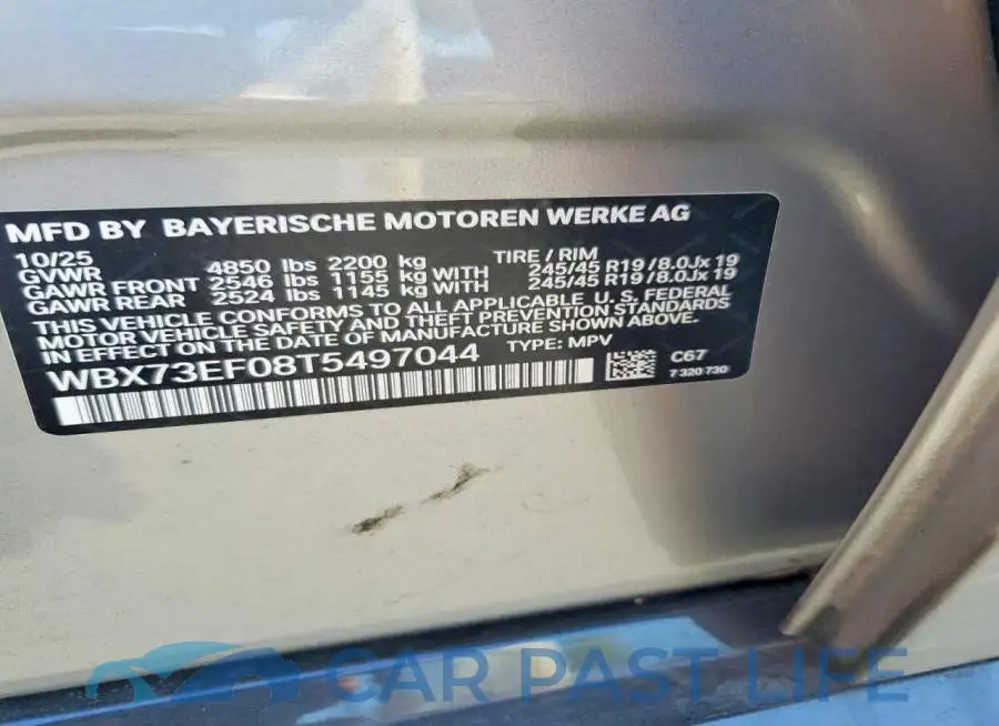 WBX73EF08T5497044# 14
