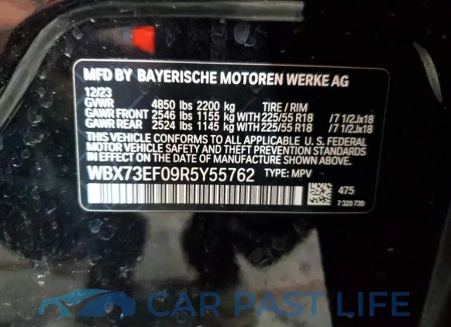 WBX73EF09R5Y55762# 13