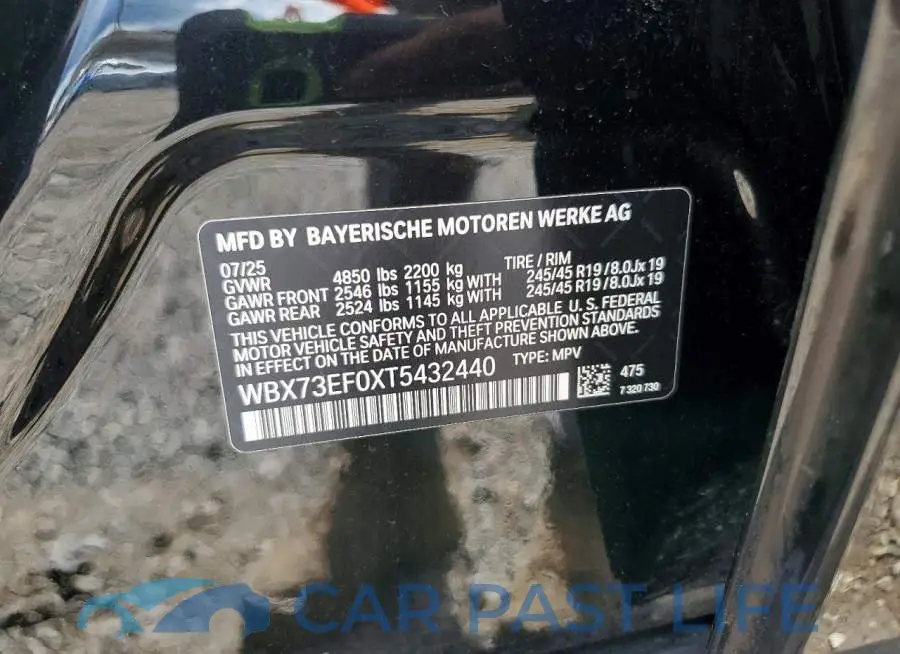 WBX73EF0XT5432440# 13
