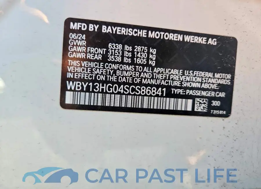 WBY13HG04SCS86841# 12