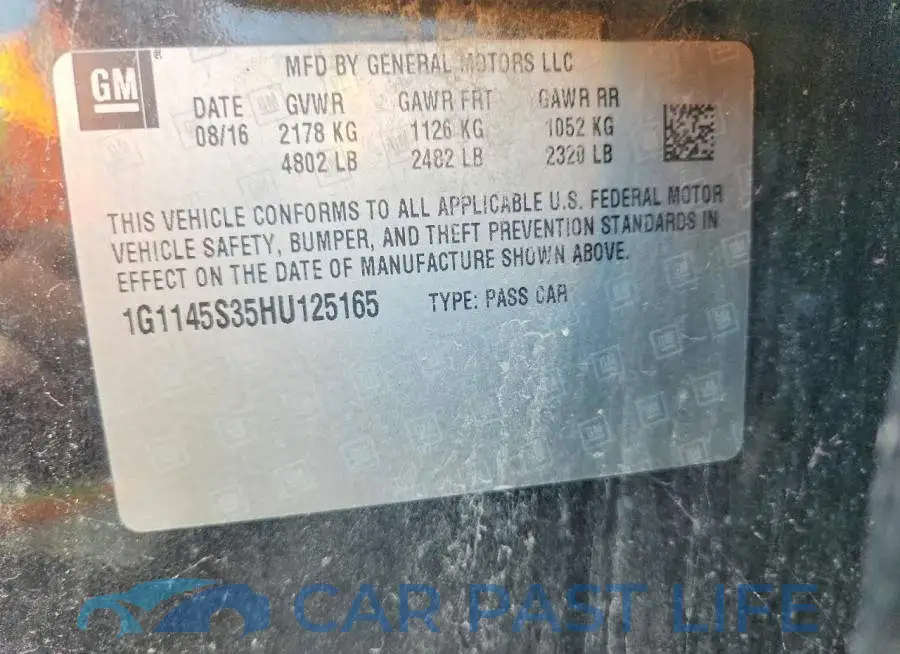 1G1145S35HU125165# 13