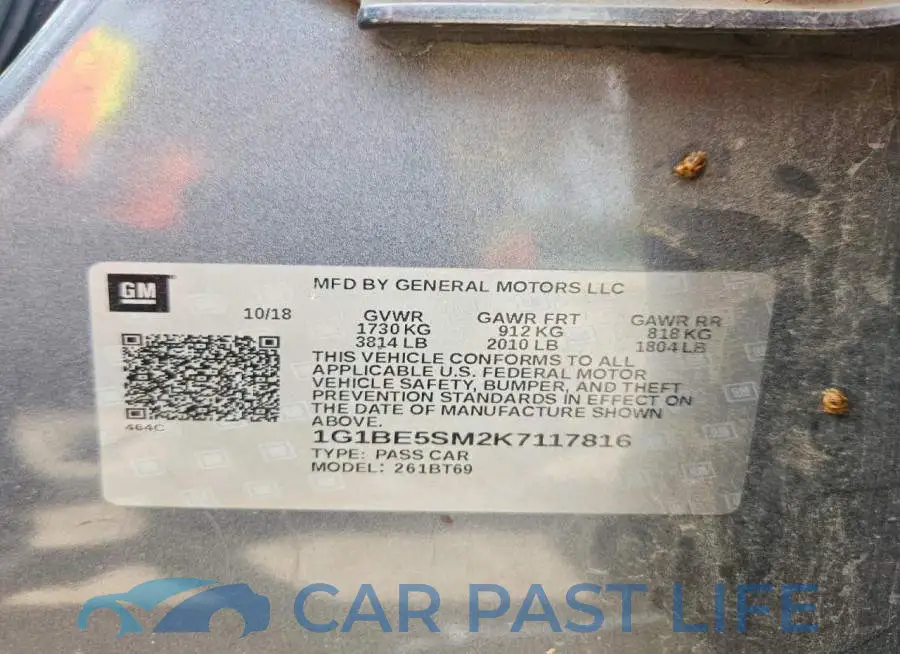 1G1BE5SM2K7117816# 12