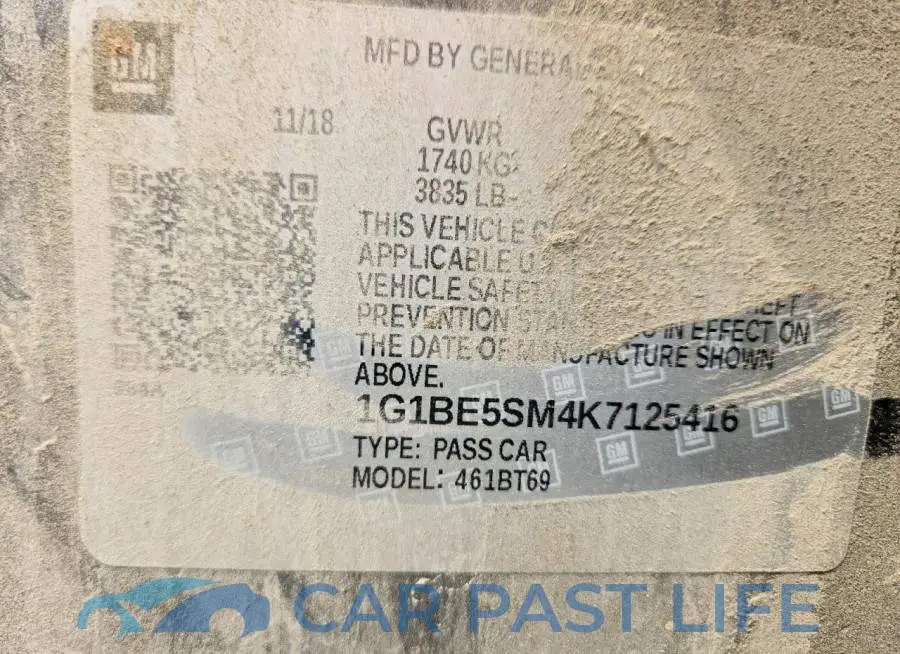 1G1BE5SM4K7125416# 12