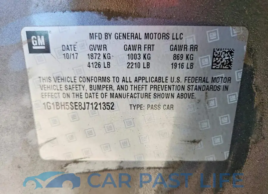 1G1BH5SE8J7121352# 12