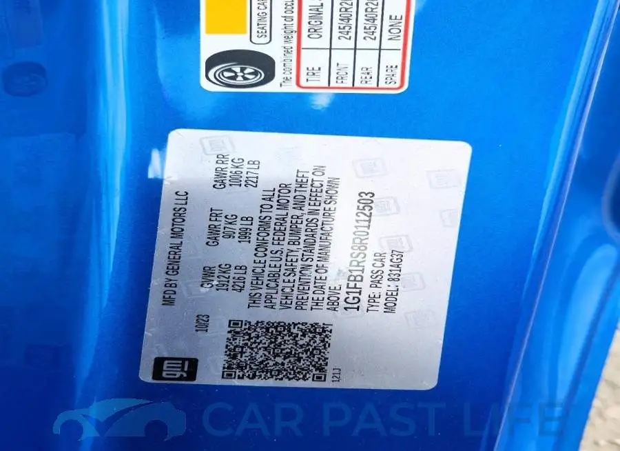 1G1FB1RS8R0112503# 12