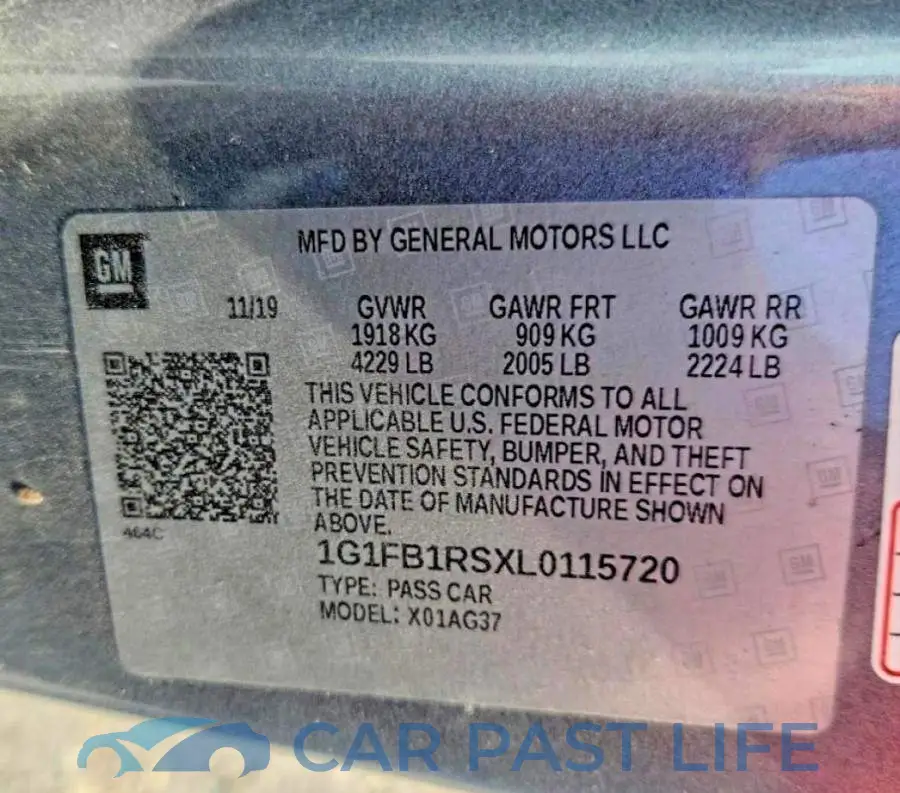 1G1FB1RSXL0115720# 13