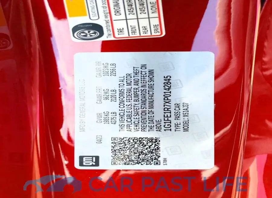 1G1FE1R7XP0142845# 12