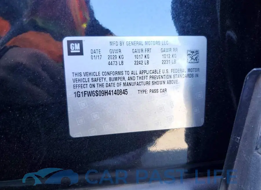 1G1FW6S09H4140845# 12