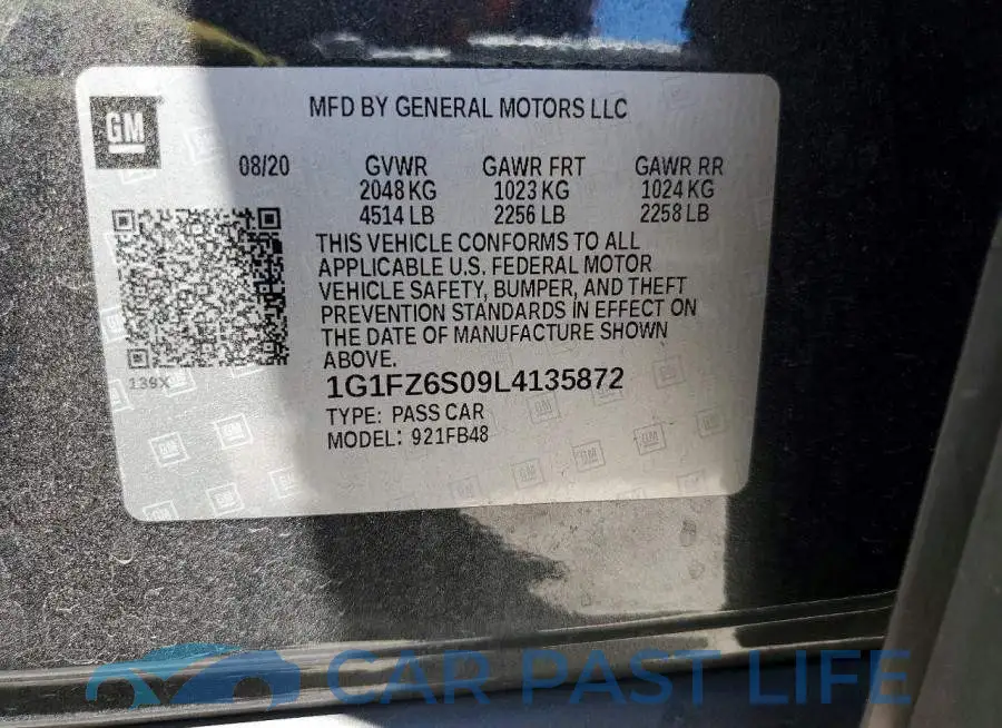 1G1FZ6S09L4135872# 13