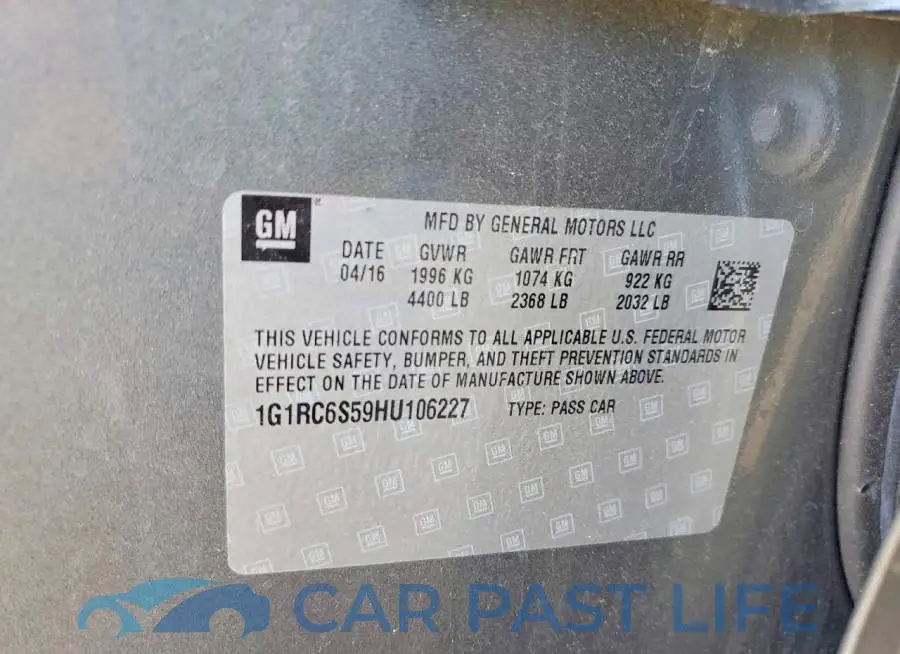 1G1RC6S59HU106227# 13