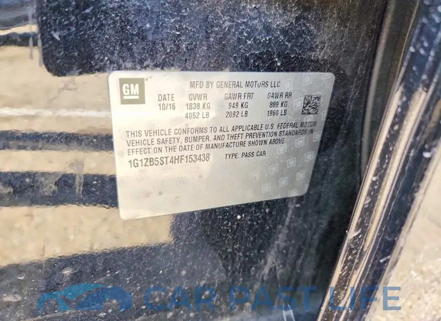 1G1ZB5ST4HF153438# 12