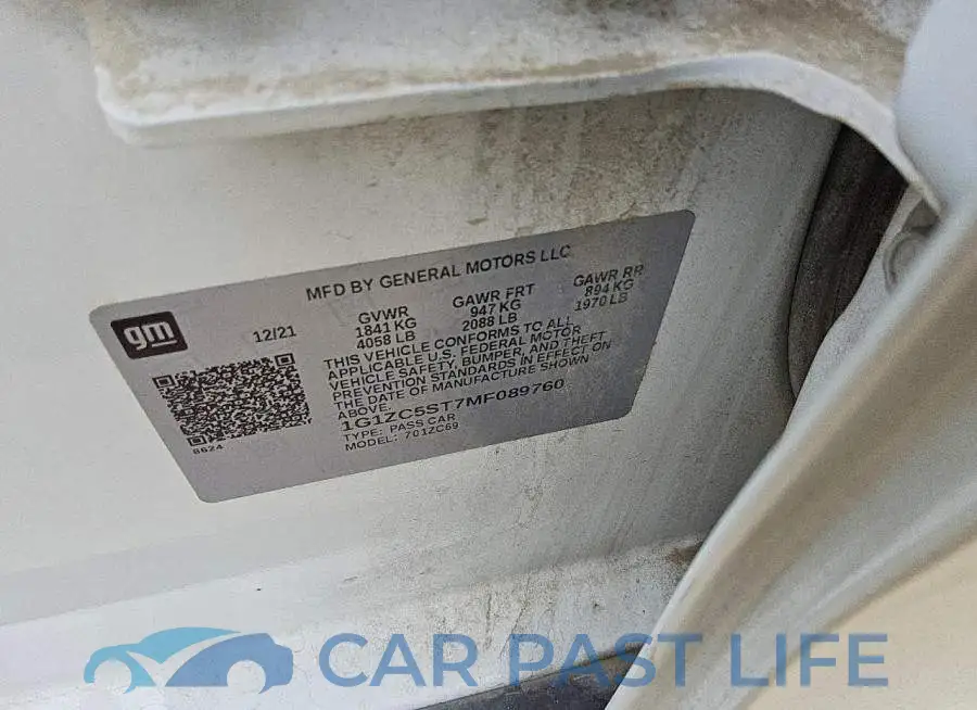 1G1ZC5ST7MF089760# 12