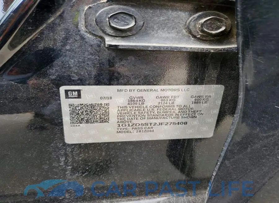 1G1ZD5ST2JF275408# 12