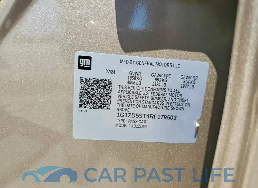 1G1ZD5ST4RF179503# 12