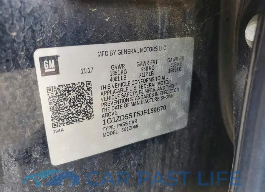 1G1ZD5ST5JF159670# 12