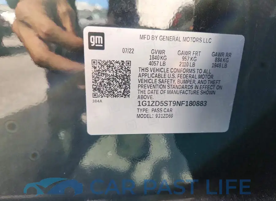 1G1ZD5ST9NF180883# 12