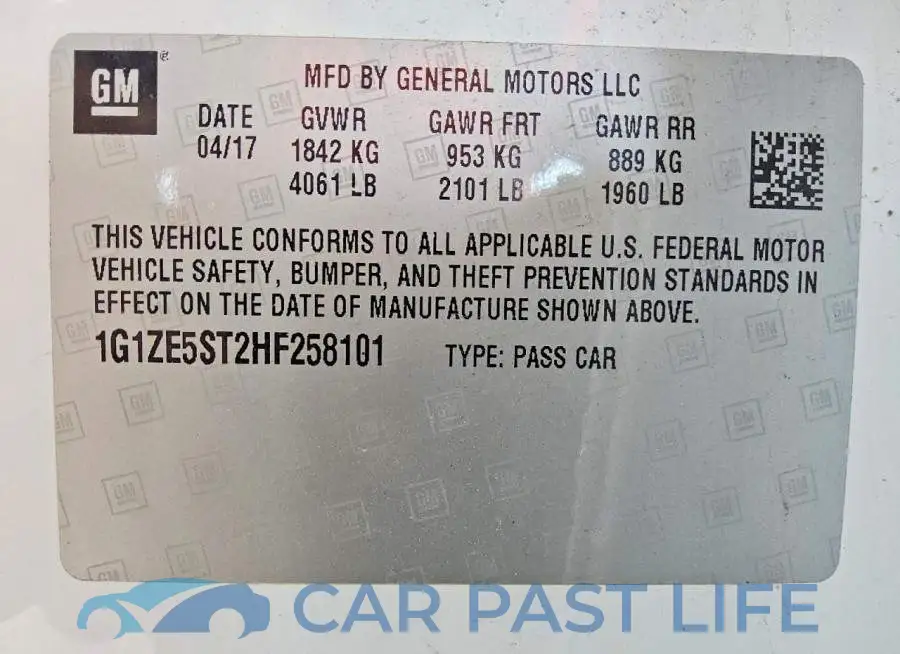 1G1ZE5ST2HF258101# 12