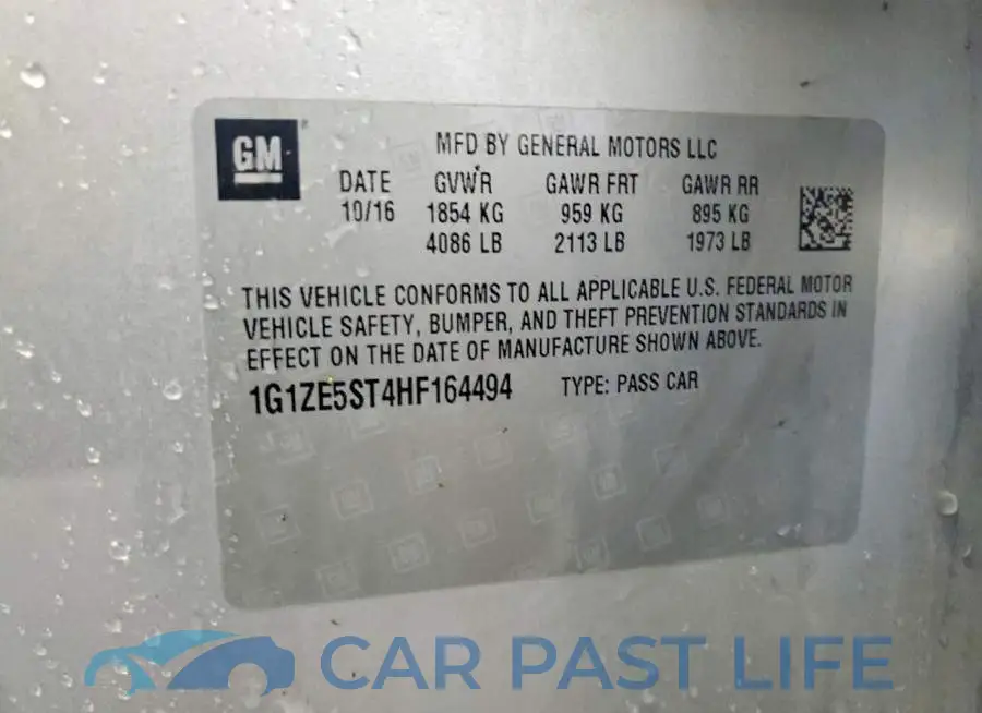 1G1ZE5ST4HF164494# 13