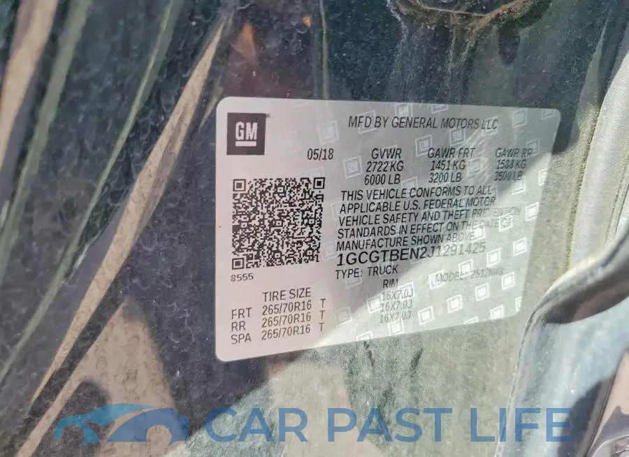 1GCGTBEN2J1291425# 13