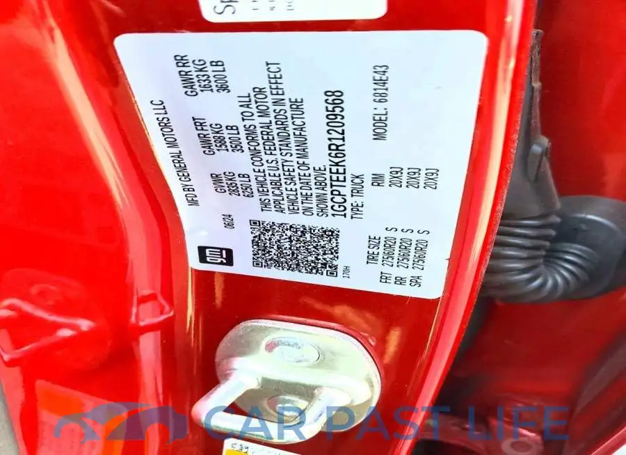 1GCPTEEK6R1209568# 12