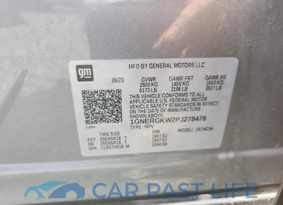 1GNERGKW2PJ278478# 13
