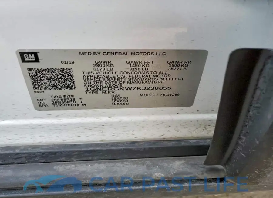 1GNERGKW7KJ230855# 13