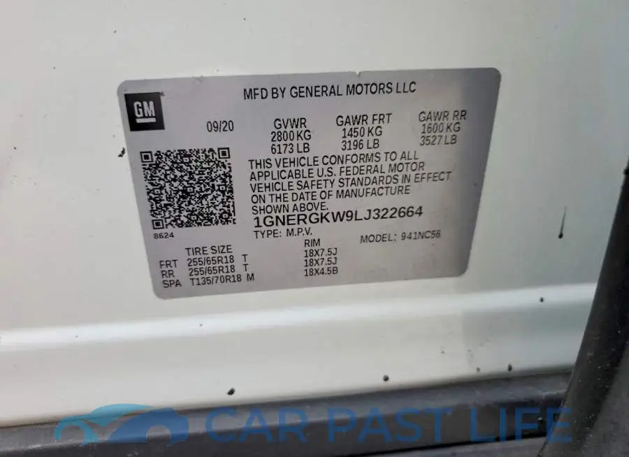 1GNERGKW9LJ322664# 13