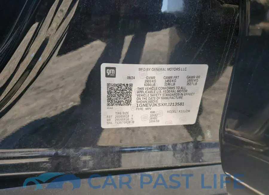 1GNEVJKSXRJ213581# 14