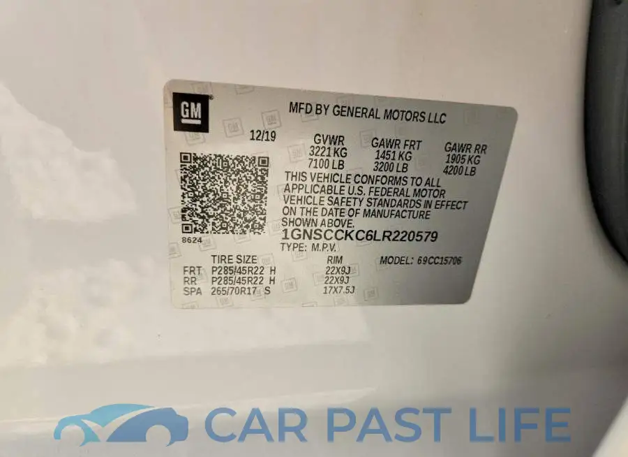 1GNSCCKC6LR220579# 14