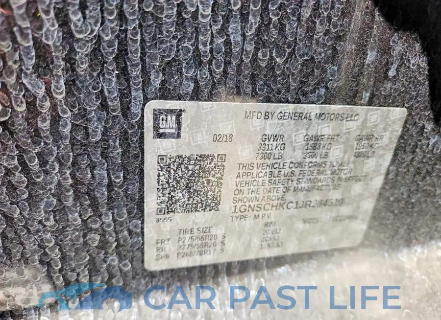 1GNSCHKC1JR284510# 13