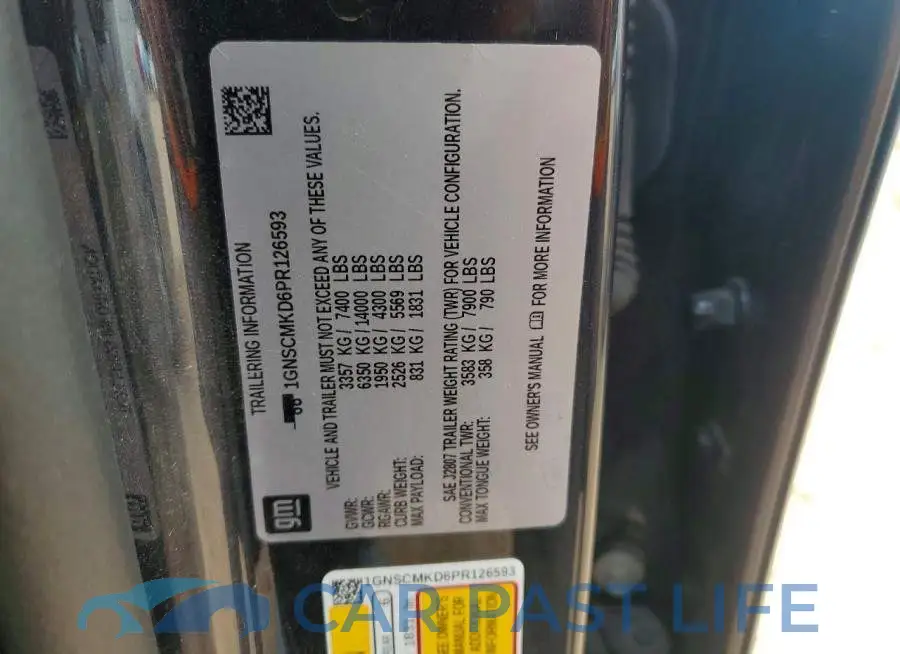 1GNSCMKD6PR126593# 13
