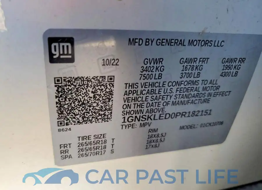 1GNSKLED0PR182151# 14