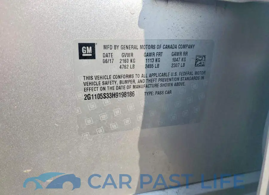 2G1105S33H9198186# 12