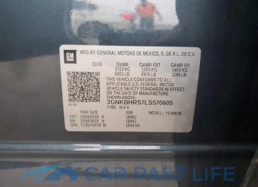 3GNKBHRS7LS570605# 14