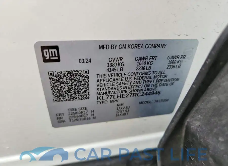 KL77LHE27RC244946# 14