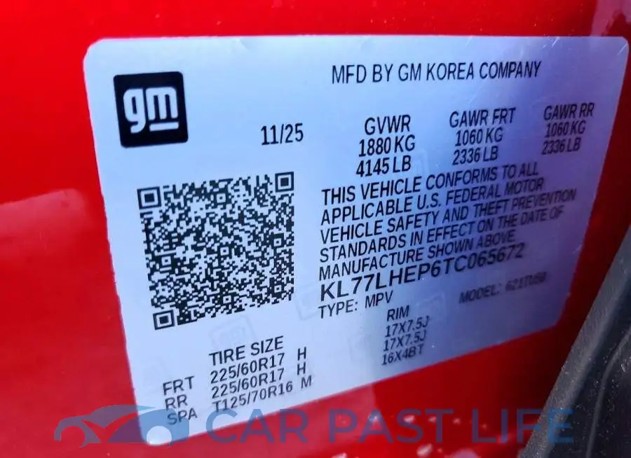 KL77LHEP6TC065672# 13