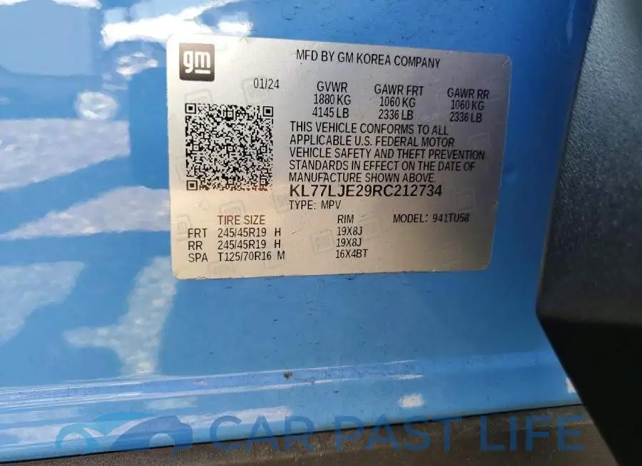 KL77LJE29RC212734# 14