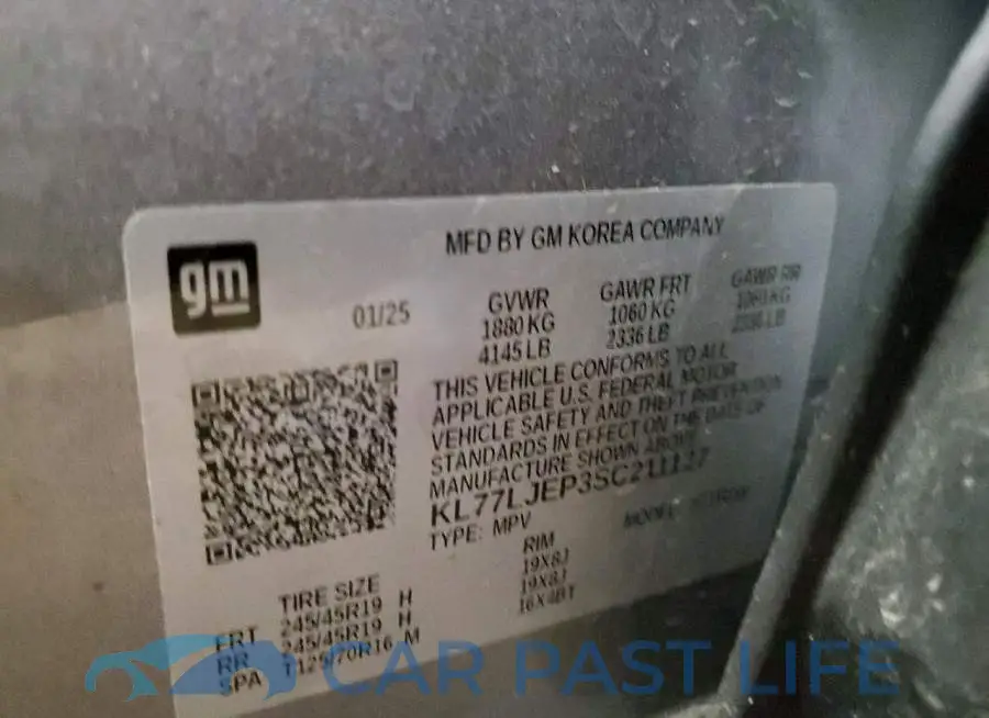 KL77LJEP3SC211127# 13