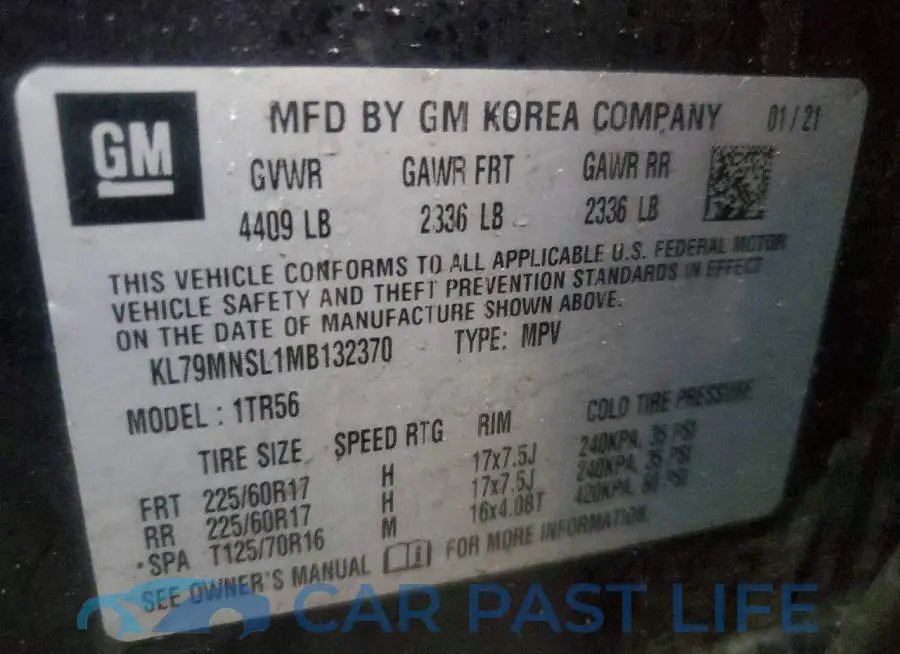 KL79MNSL1MB132370# 13