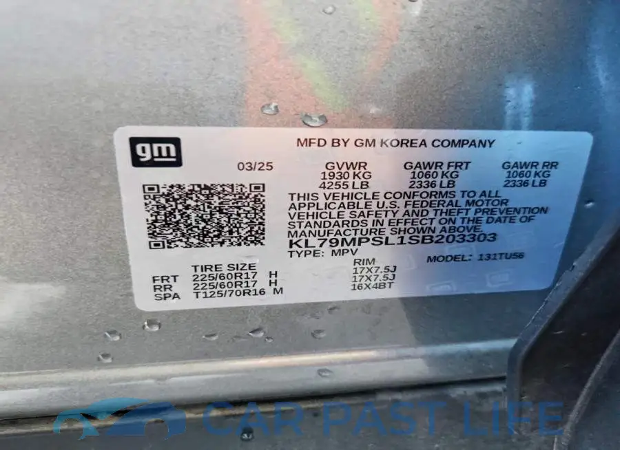 KL79MPSL1SB203303# 13
