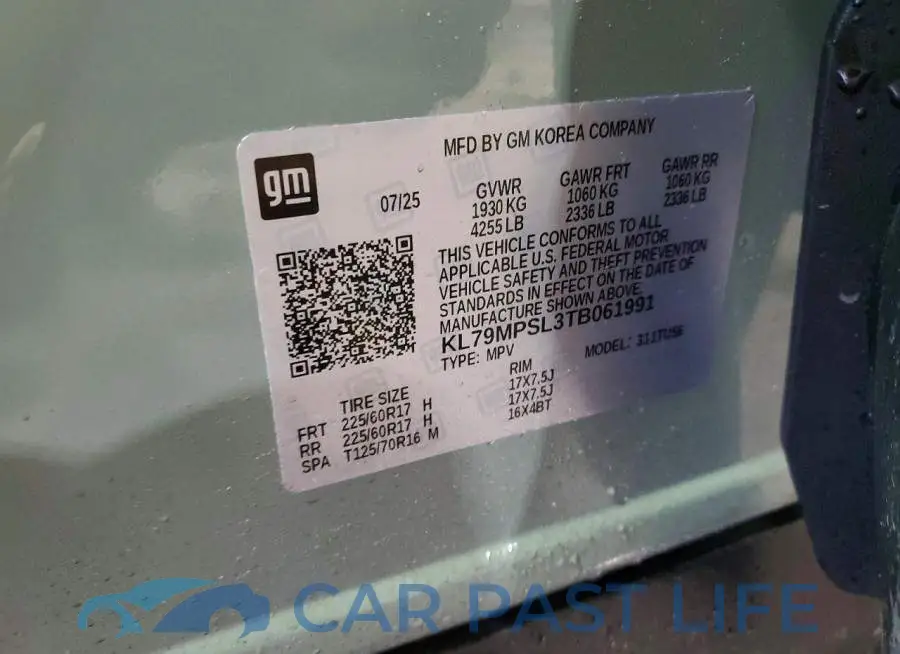 KL79MPSL3TB061991# 14