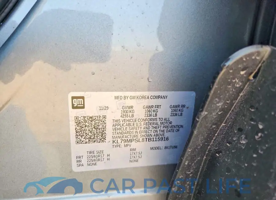 KL79MPSL8TB115916# 13