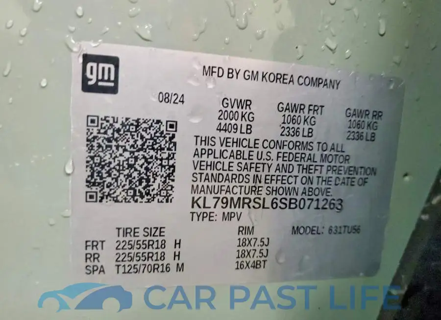 KL79MRSL6SB071263# 13
