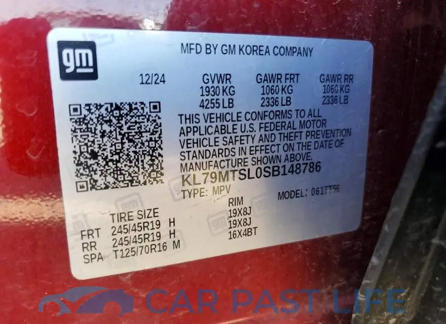 KL79MTSL0SB148786# 13
