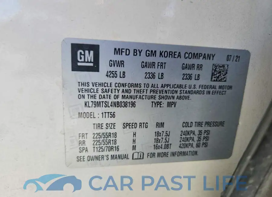 KL79MTSL4NB038196# 12