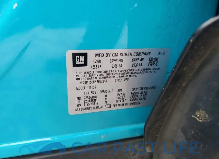 KL79MTSL6NB067344# 13