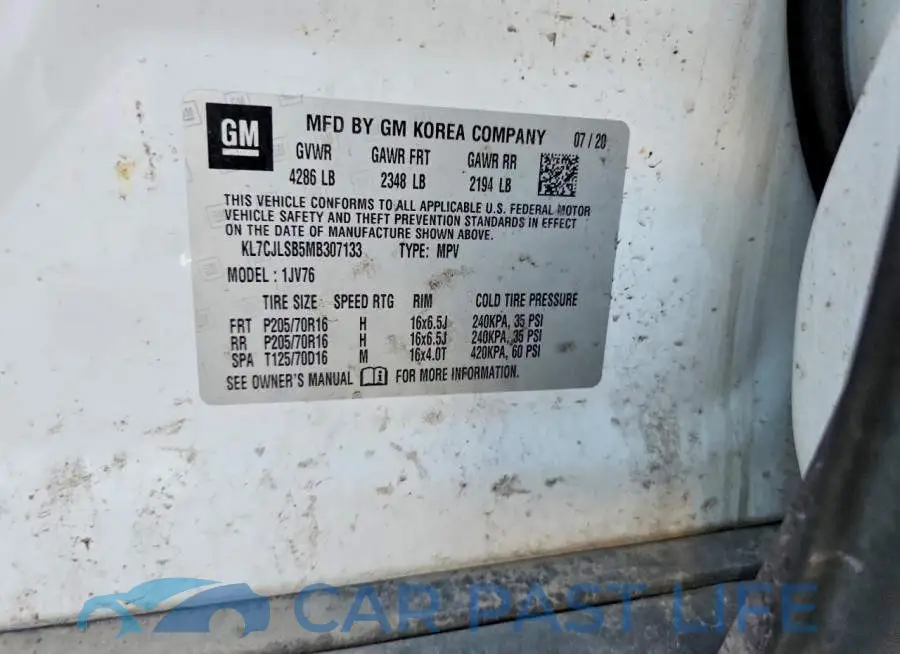 KL7CJLSB5MB307133# 14