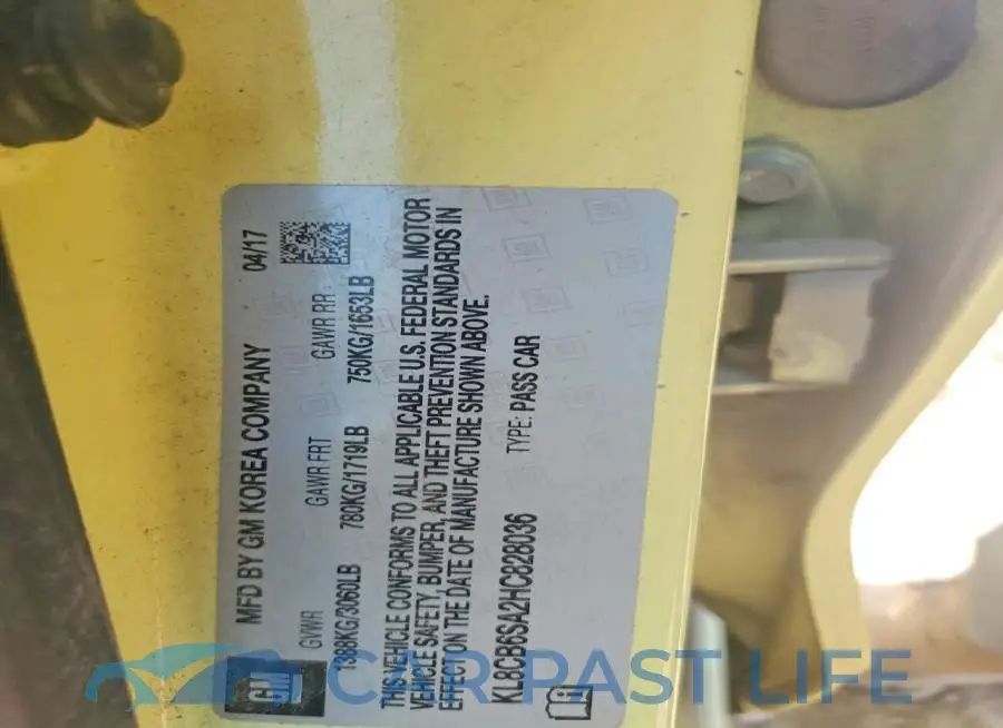 KL8CB6SA2HC828036# 12