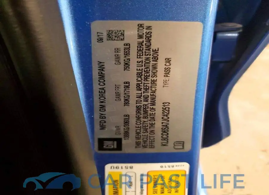 KL8CD6SA7JC422513# 13