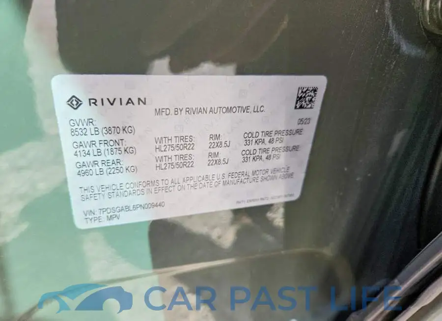 7PDSGABL6PN009440# 12
